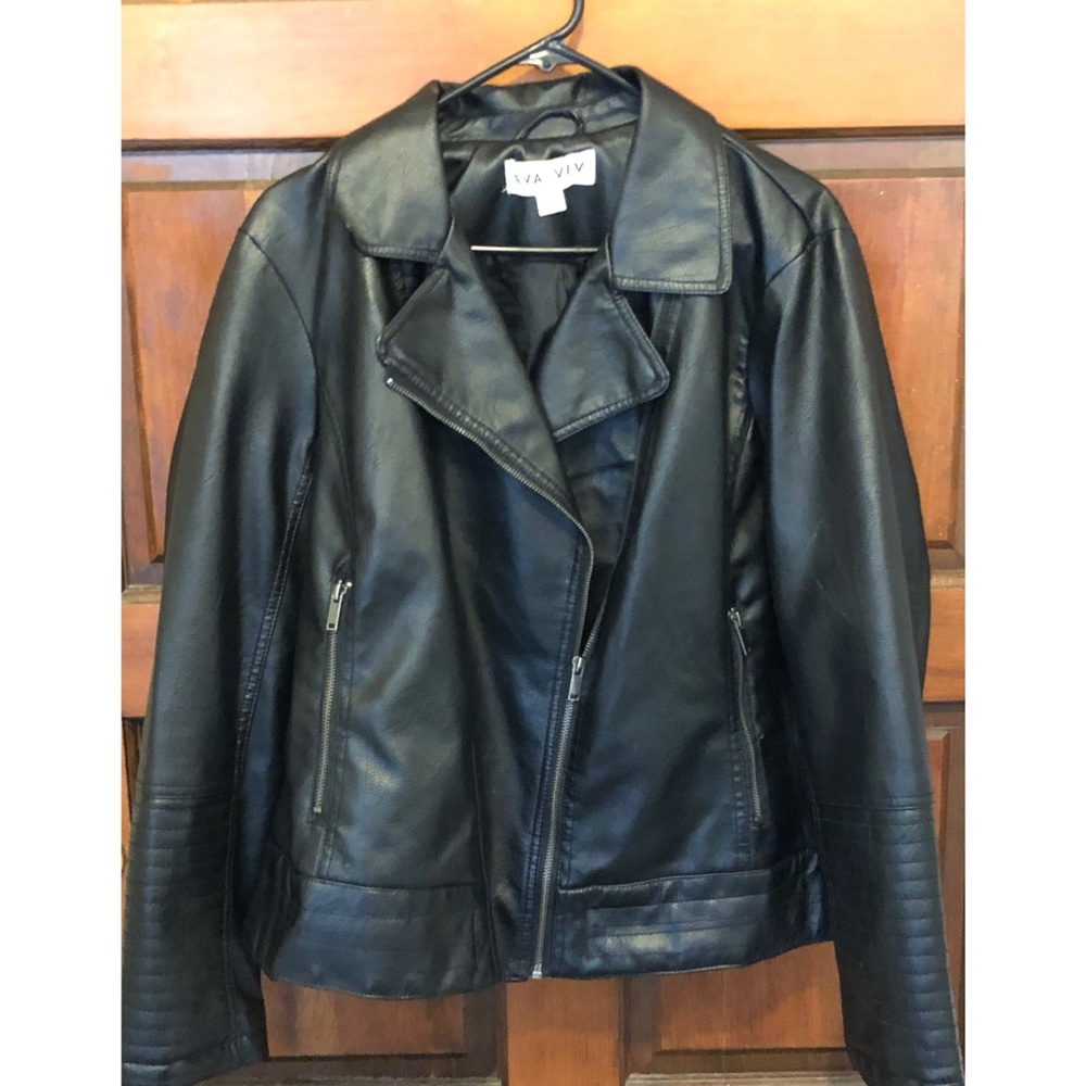 Faux Leather Jacket